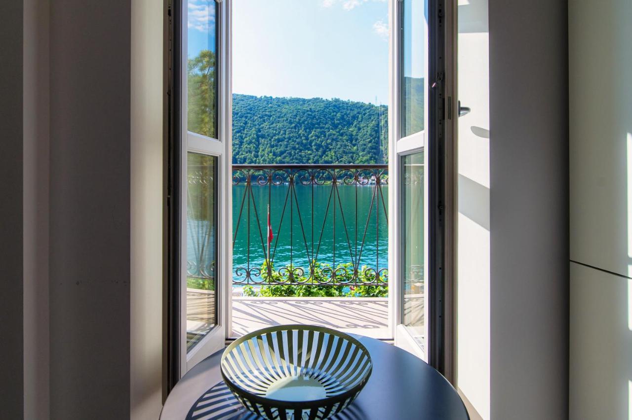 Il Balcone Sul Lago By Quokka 360 - Historic Lakeside Flat In Morcote Exterior photo